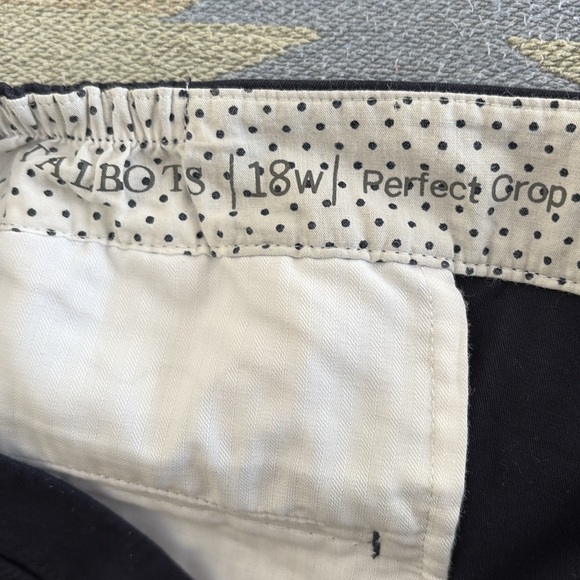 Talbots Perfect Crop Pants in Indigo Blue Size 18W - Picture 11 of 12